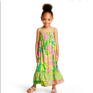 NWT Lily Pulitzer Fan Maxi Dress